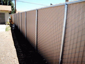 residential chainlink fence