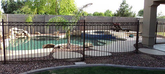 residential pool fence