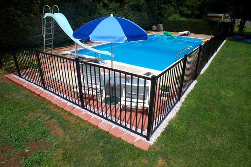 residential pool fence